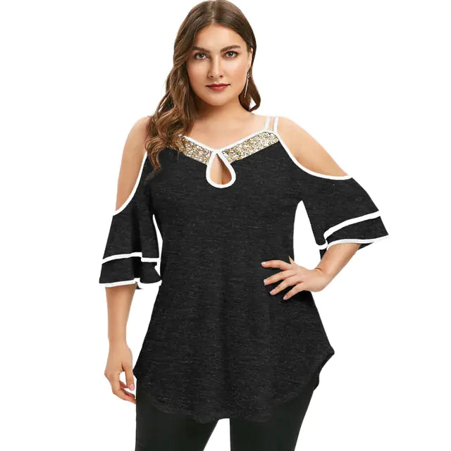Strapless Casual Plus Size Top for Women
