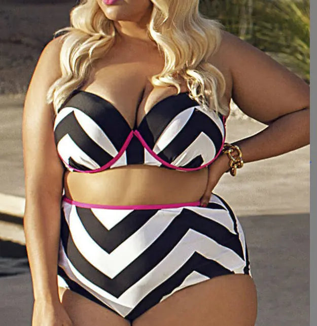 Plus Size Two-Piece Bikini for Curvy Women