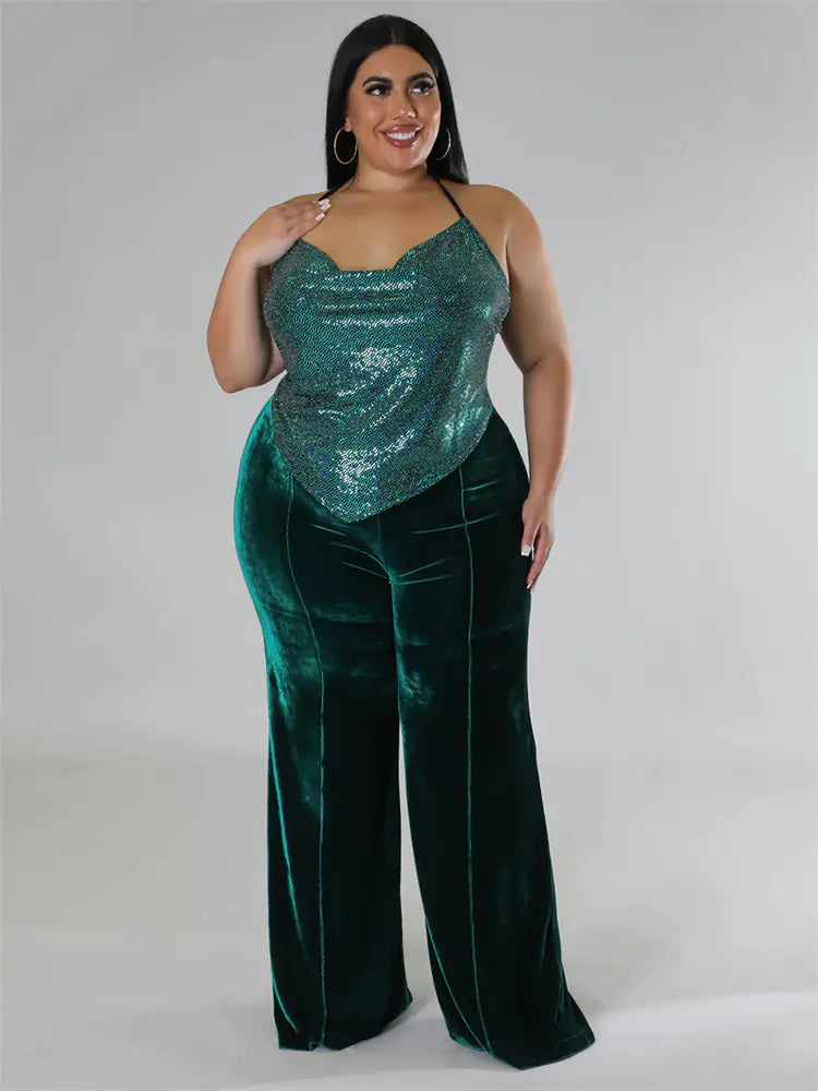 Plus Size Casual Flared Leggings for Women