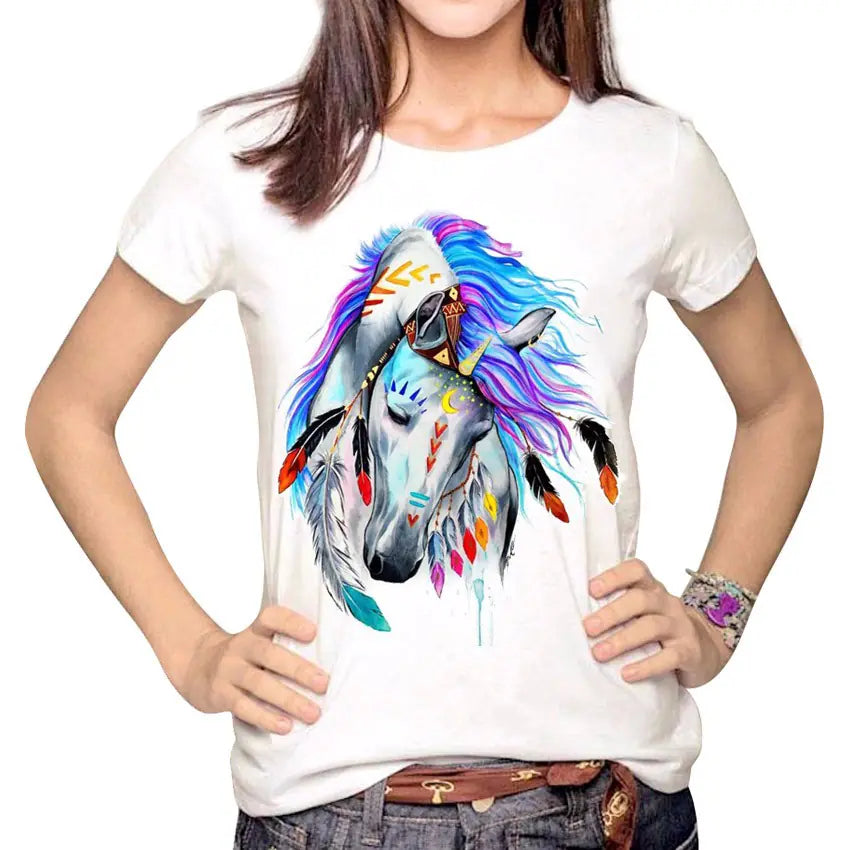 Plus Size Loose Fit Graphic Tee for Women