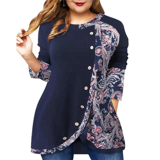 Casual Sexy Loose Tops for Plus Size Women