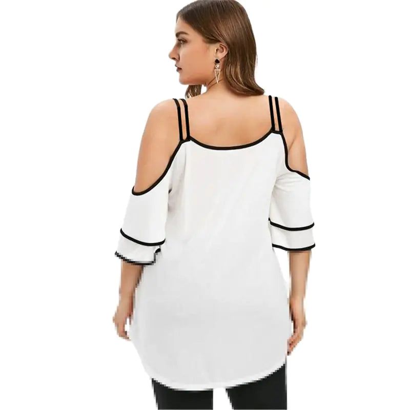 Strapless Casual Plus Size Top for Women