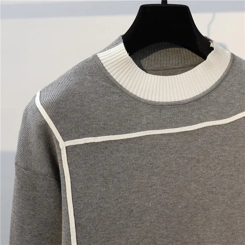 Fashionable Plus Size Sweater Knit Set for Women