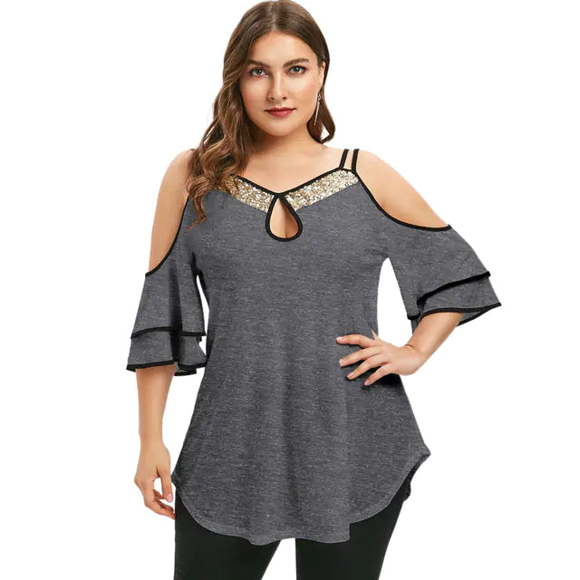 Strapless Casual Plus Size Top for Women