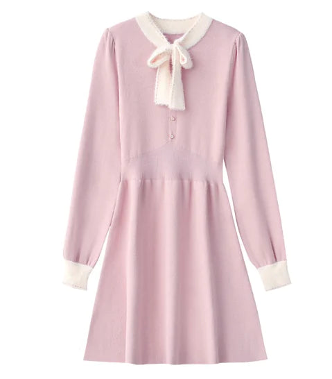 Plus Size Knitted Nursing Dress for Pregnant Women