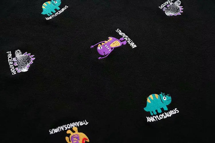 Plus Size Embroidered Animal Sweater for Women 2019