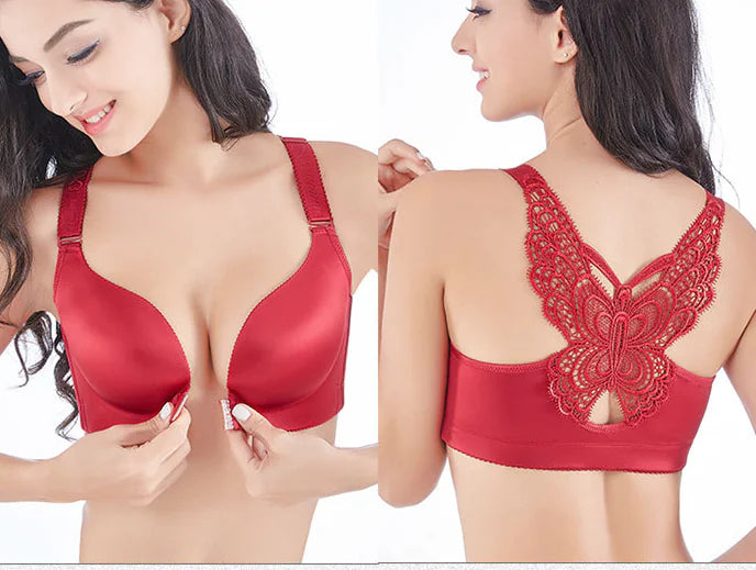 Seamless Back Closure Plus Size Bra for Women