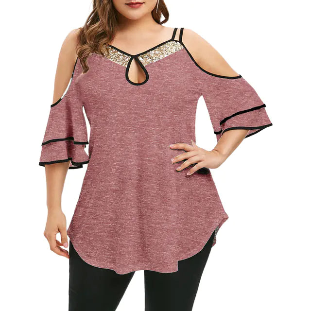 Strapless Casual Plus Size Top for Women