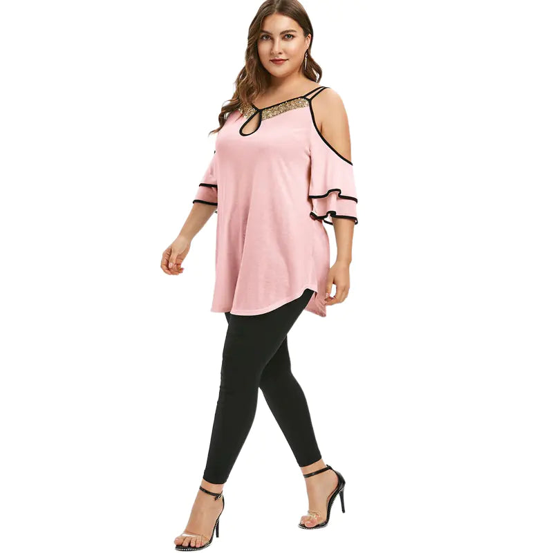 Strapless Casual Plus Size Top for Women