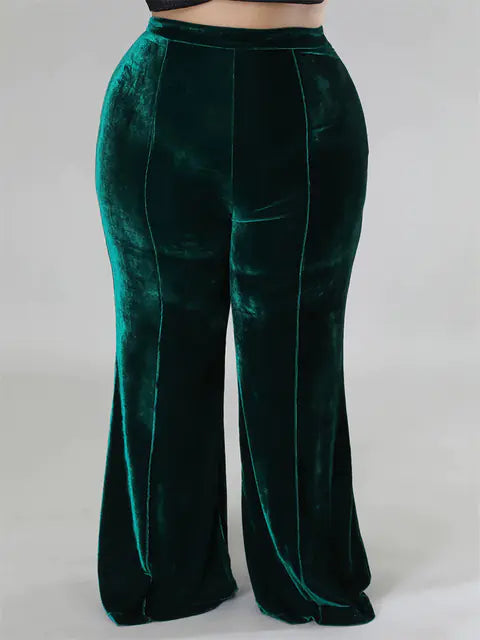 Plus Size Casual Flared Leggings for Women