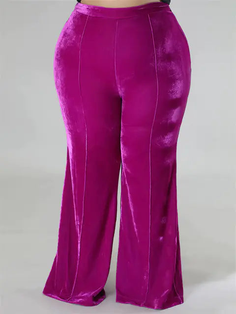 Plus Size Casual Flared Leggings for Women