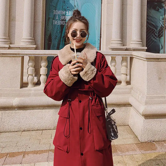 Over-the-Knee Tooling for Plus Size Cashmere Women