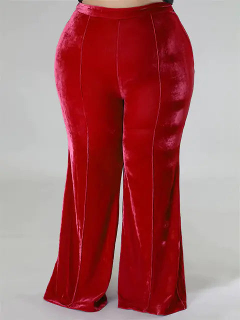 Plus Size Casual Flared Leggings for Women