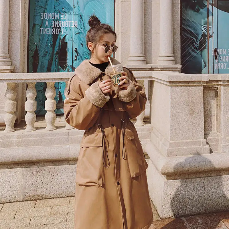 Over-the-Knee Tooling for Plus Size Cashmere Women